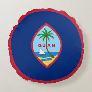 Guam-vlag Rond Kussen