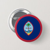 Guam-vlag Ronde Button 5,7 Cm (Voorkant /achterkant)