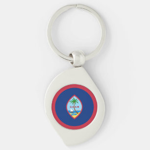 Guam-vlag Sleutelhanger