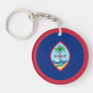 Guam-vlag Sleutelhanger