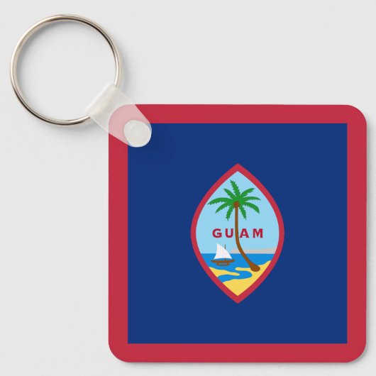 Guam-vlag Sleutelhanger (Voorkant)