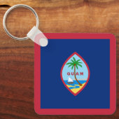 Guam-vlag Sleutelhanger (Voorkant)