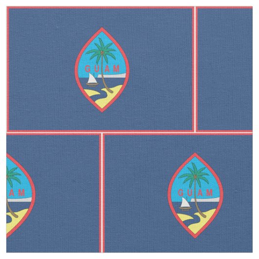 GUAM-vlag - Stof (Close Up)