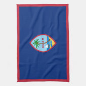 Guam-vlag Theedoek (Verticaal)