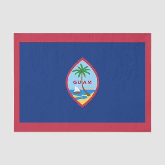 Guam-vlag Tissuepapier (Voorkant)