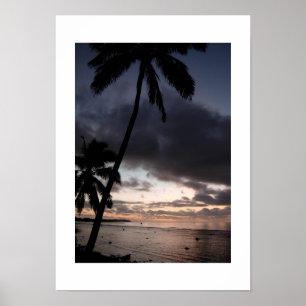 Guam Zonsondergang Poster