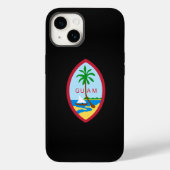 Guamese wapenmantel Case-Mate iPhone case (Achterkant)