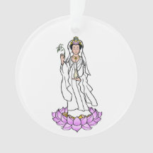 Guan Yin Bodhisattva sur Lotus