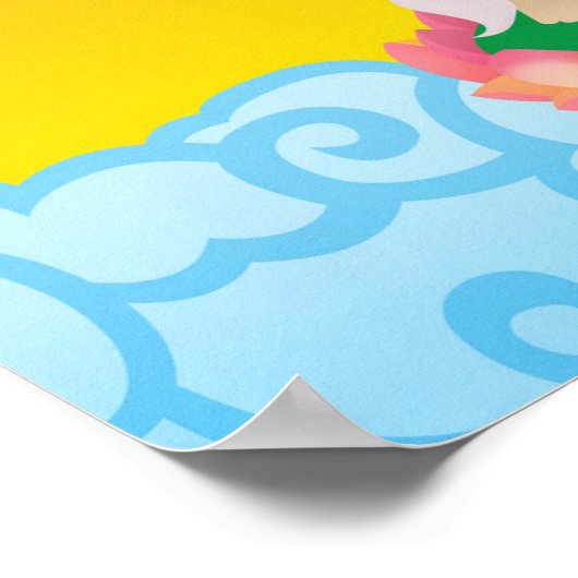 guan yin dans art déco (Coin)