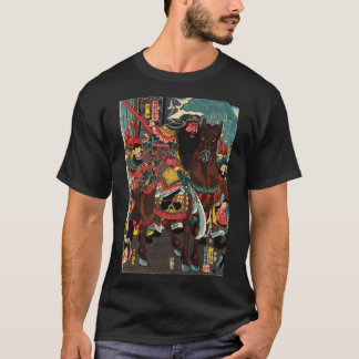 Guan Yu Kuniyoshi Ukiyo-e Romance Three Kingdoms T-shirt