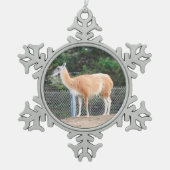 Guanaco #1 Snowflake Ornament (Voorkant)