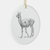Guanaco Keramisch Ornament (Rechts)
