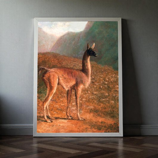 Guanaco (vers 1848) tableau de Jacques-Laurent Ag
