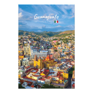 Guanajuato, Mexico - Kleurrijk stadsgezicht Foto Afdruk
