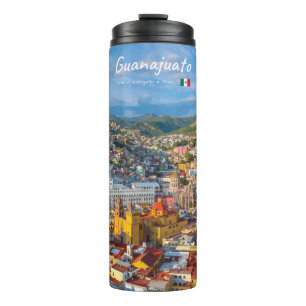 Guanajuato, Mexico - Kleurrijk stadsgezicht Thermosbeker