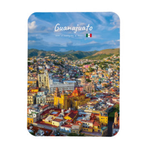 Guanajuato, Mexico - Kleurrijk Stadslandschap Afge Magneet