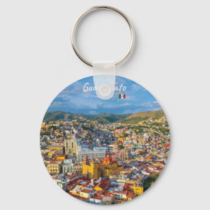 Guanajuato, Mexico - Kleurrijk stadslandschap Sleutelhanger