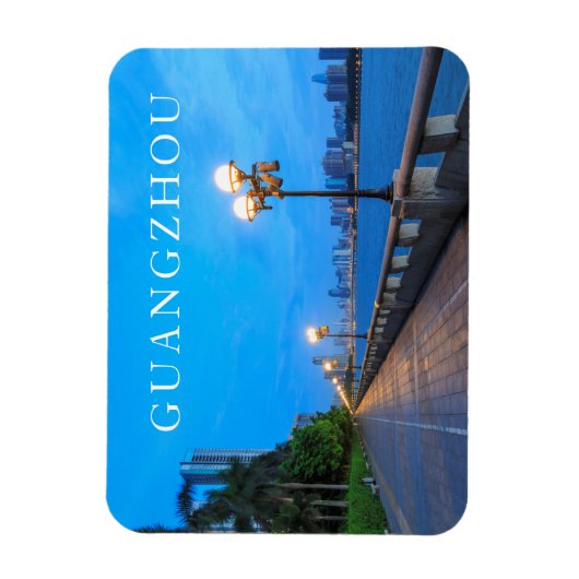 Guangzhou City waterfront Magneet (Verticaal)