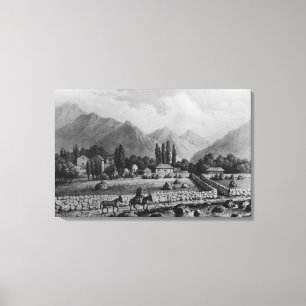 Guanta , uit "Historia de Chili", 1854 Canvas Afdruk