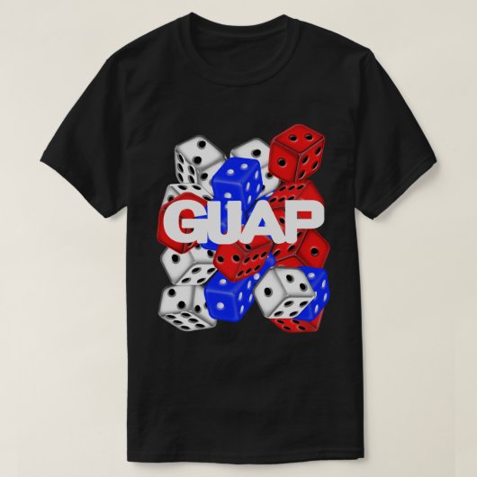 Guap Dice spel T-shirt (Design voorkant)