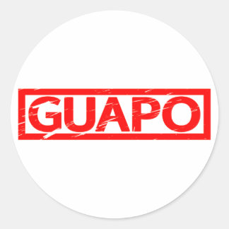 Guapo Stamp Ronde Sticker