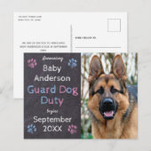 Guard Dog Duty begint met de aankondiging van de z (Voorkant / Achterkant)