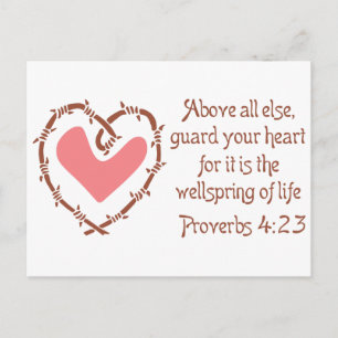 Guard Your Heart Briefkaart