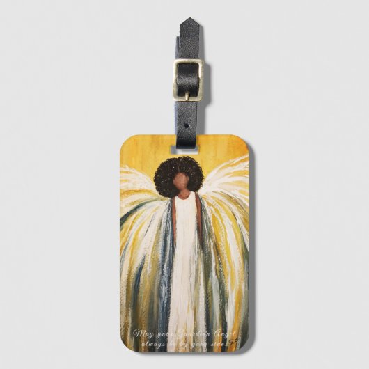 Guardian Angel Acrylic Bagagelabel (Voorkant (verticaal))