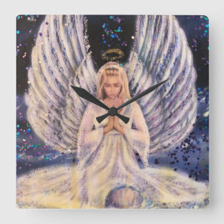 Guardian Angel, Antanenka Studio Home Collect Vierkante Klok