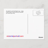 "Guardian" Angel Art Briefkaart (Achterkant)