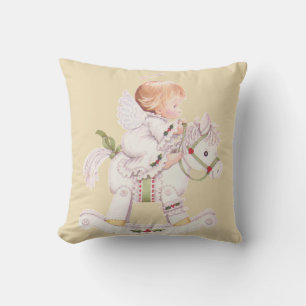 Guardian Angel Baby Rocking Horse Coussin N'import