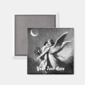 Guardian Angel bij nacht Magneet (Voorkant / Achterkant)