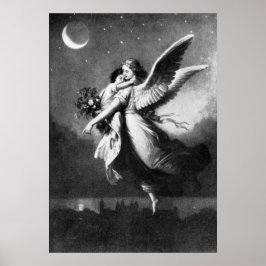 Guardian Angel bij nacht Poster