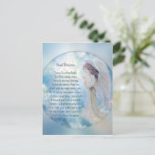 Guardian Angel Blessings Briefkaart (Staand voorkant)