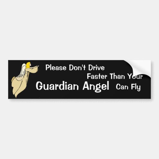 Guardian Angel Bumpersticker (Voorkant)