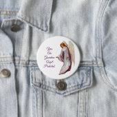  Guardian Angel Button Pin (In situ)