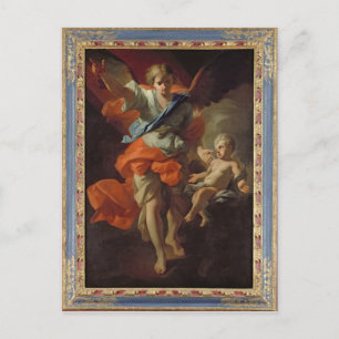 Guardian Angel, c.1685-94 Briefkaart