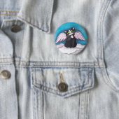 Guardian Angel Cat Button (In situ)