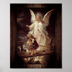Guardian Angel, Children, Bridge Poster
