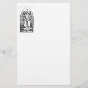 Guardian Angel die kinderen beschermt Briefpapier