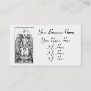 Guardian Angel die kinderen beschermt Visitekaartje