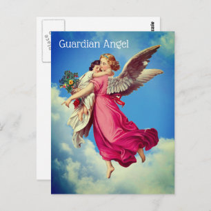 Guardian Angel en Child Inspirerend Briefkaart