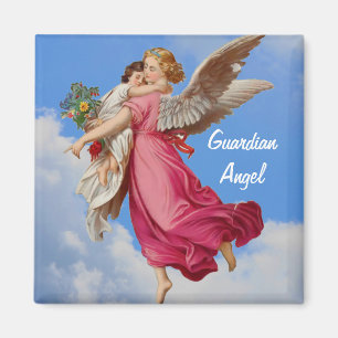 Guardian Angel en Child Inspirerend Magnet Magneet