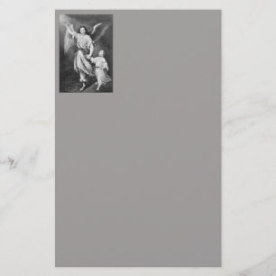 Guardian Angel en Child Stationery Briefpapier