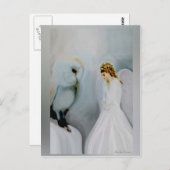 Guardian Angel en Owl Briefkaart (Voorkant / Achterkant)