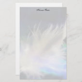Guardian Angel Feather. Briefpapier (Voorkant / Achterkant)