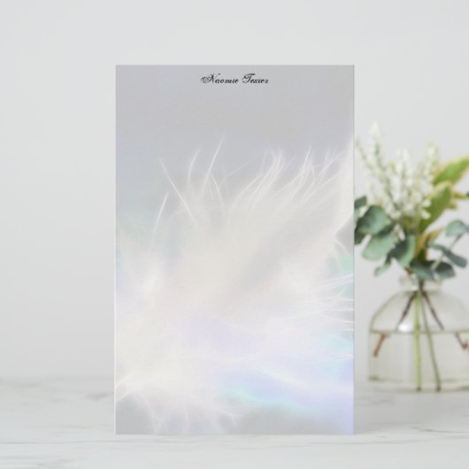 Guardian Angel Feather! Stationery Briefpapier (Staand voorkant)