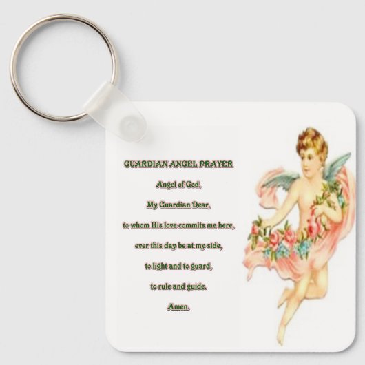 Guardian angel gebed sleutelhanger (Voorkant)