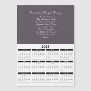 Guardian Angel Gebeds Houtskool 2026 Kalender