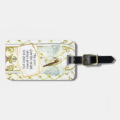 Guardian Angel-gedicht brengt uw gegevens op Bagagelabel (Voorkant horizontaal)